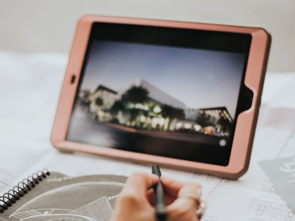 Příprava technického návrhu nad výkresy a tabletem