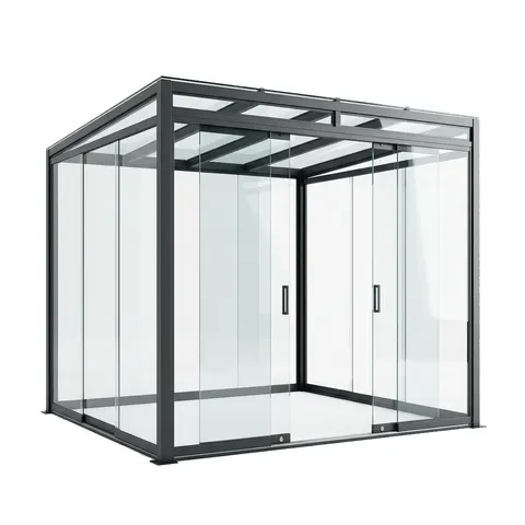 3D konfigurátor skleněných stěn pergoly