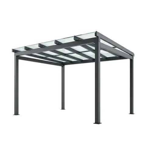 Pergola se skleněnou střechou