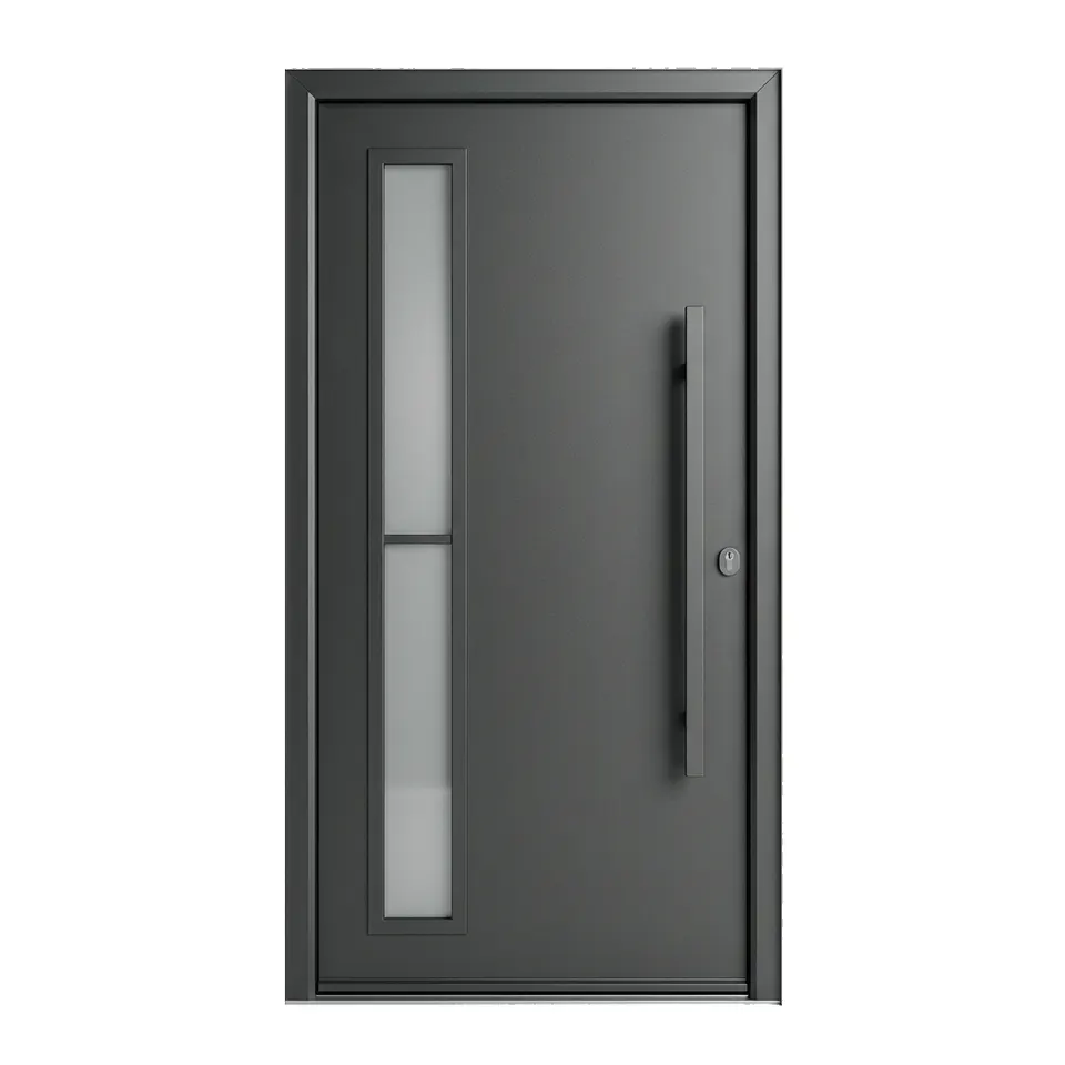 Aluminium entrance door