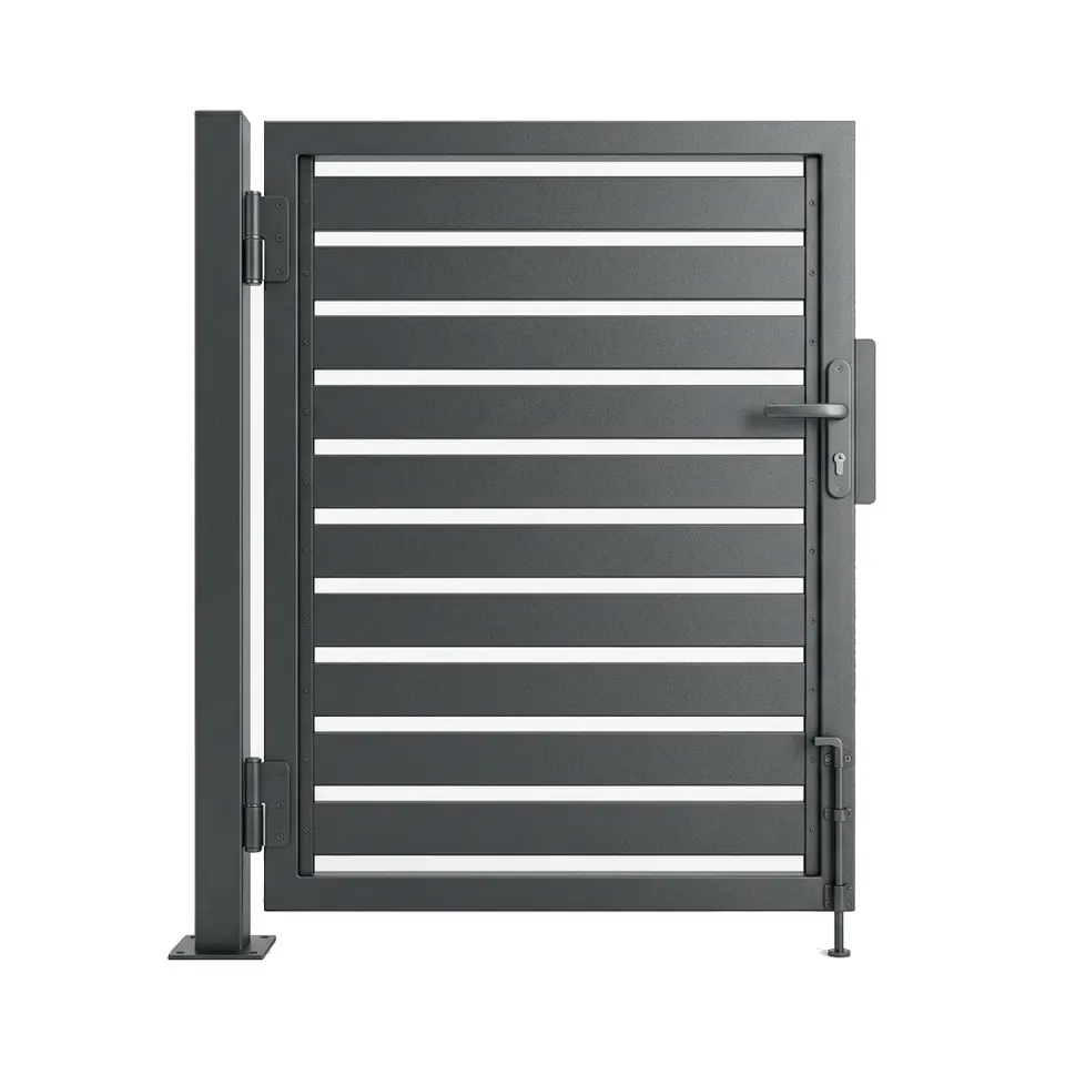 Aluminium swing gate
