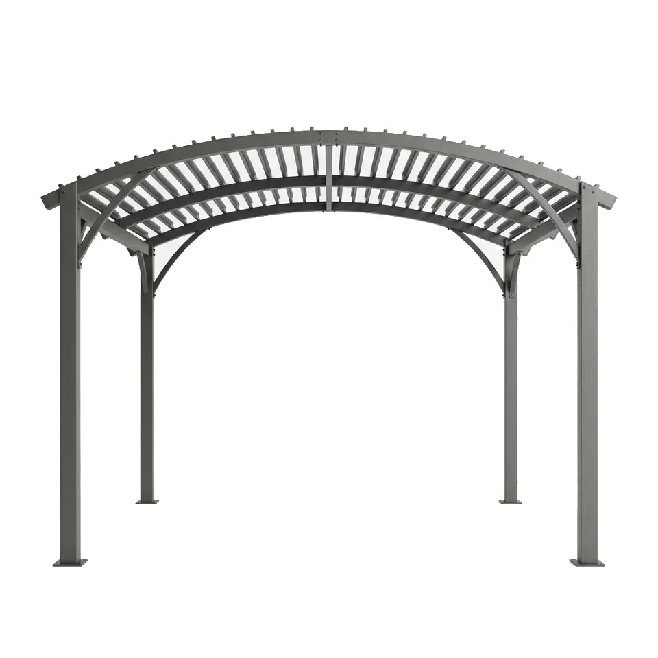 Arched pergola