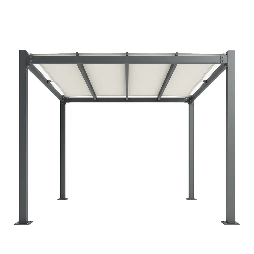 Pergola s textilní střechou