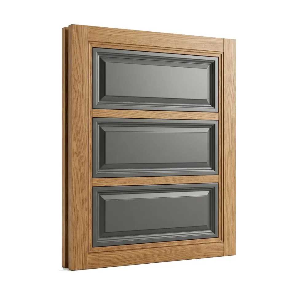 Raised panel shutters