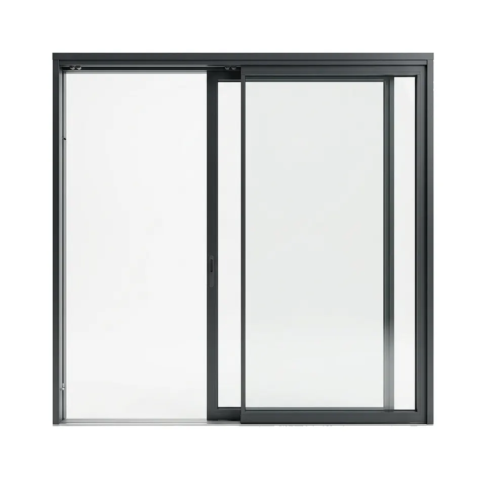 Sliding glass wall