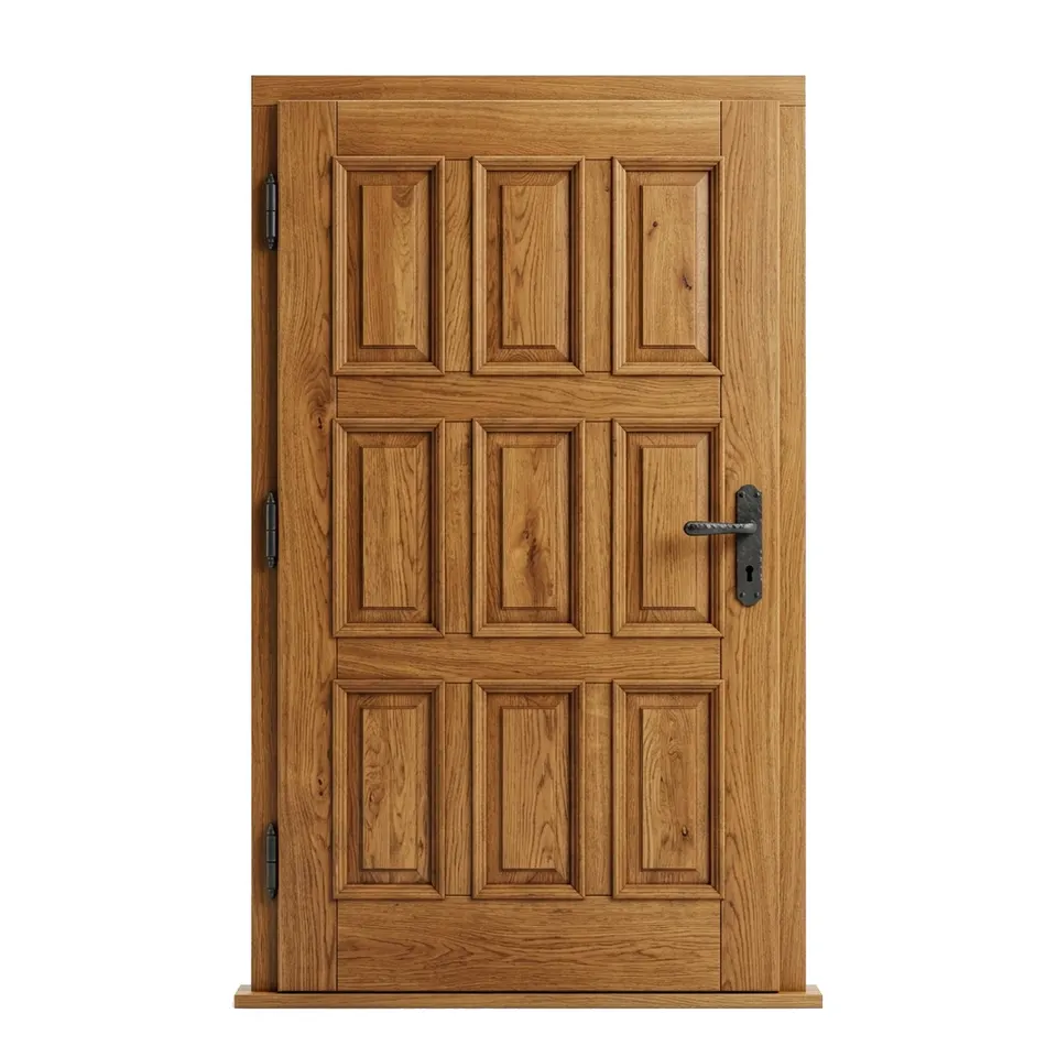 Timber entrance door
