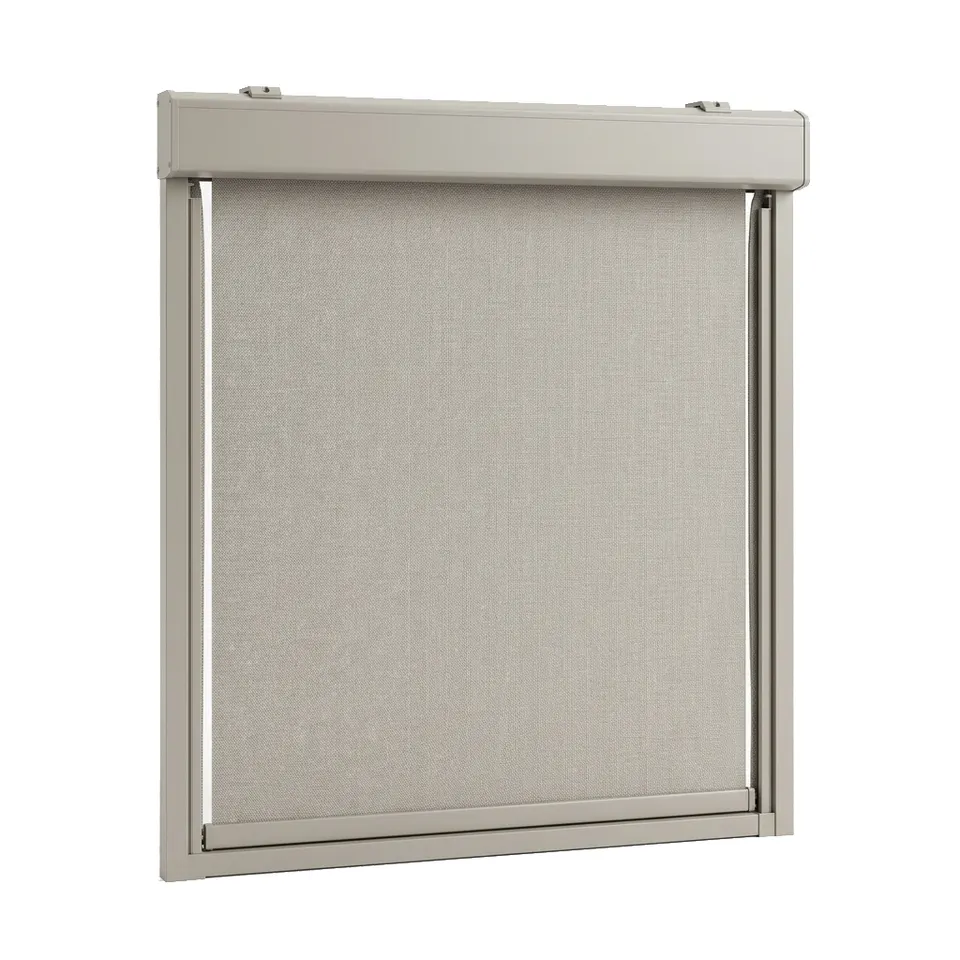 Zip screen blinds